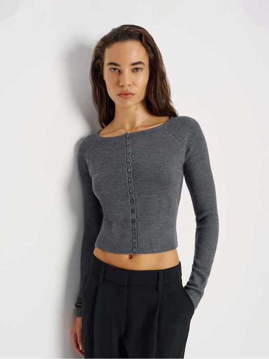 Reformation Tops - REFORMATION Meadow Regenerative Merino Cardigan
